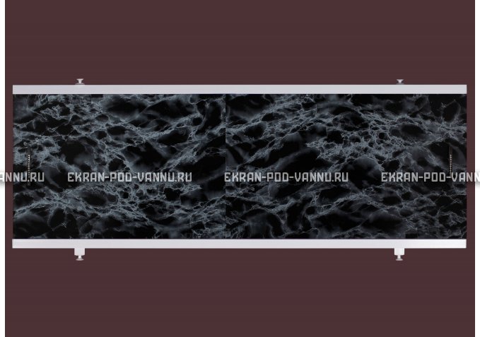 Экран EUROPLEX Универсал черный мрамор – купить по цене 6250 руб. в интернет-магазине в городе Йошкар-Ола картинка 1