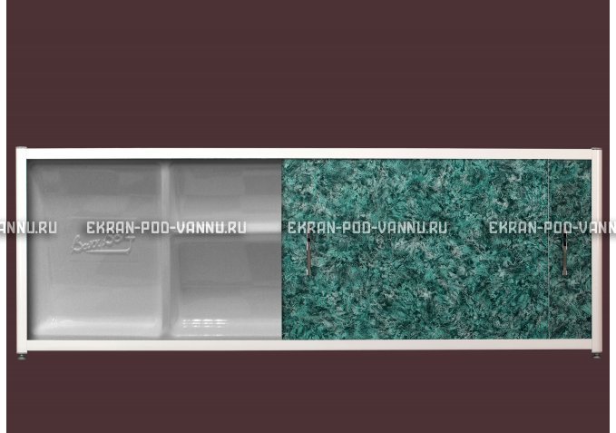 Экран с полкой - Малахит – купить по цене 6280 руб. в интернет-магазине в городе Йошкар-Ола картинка 1