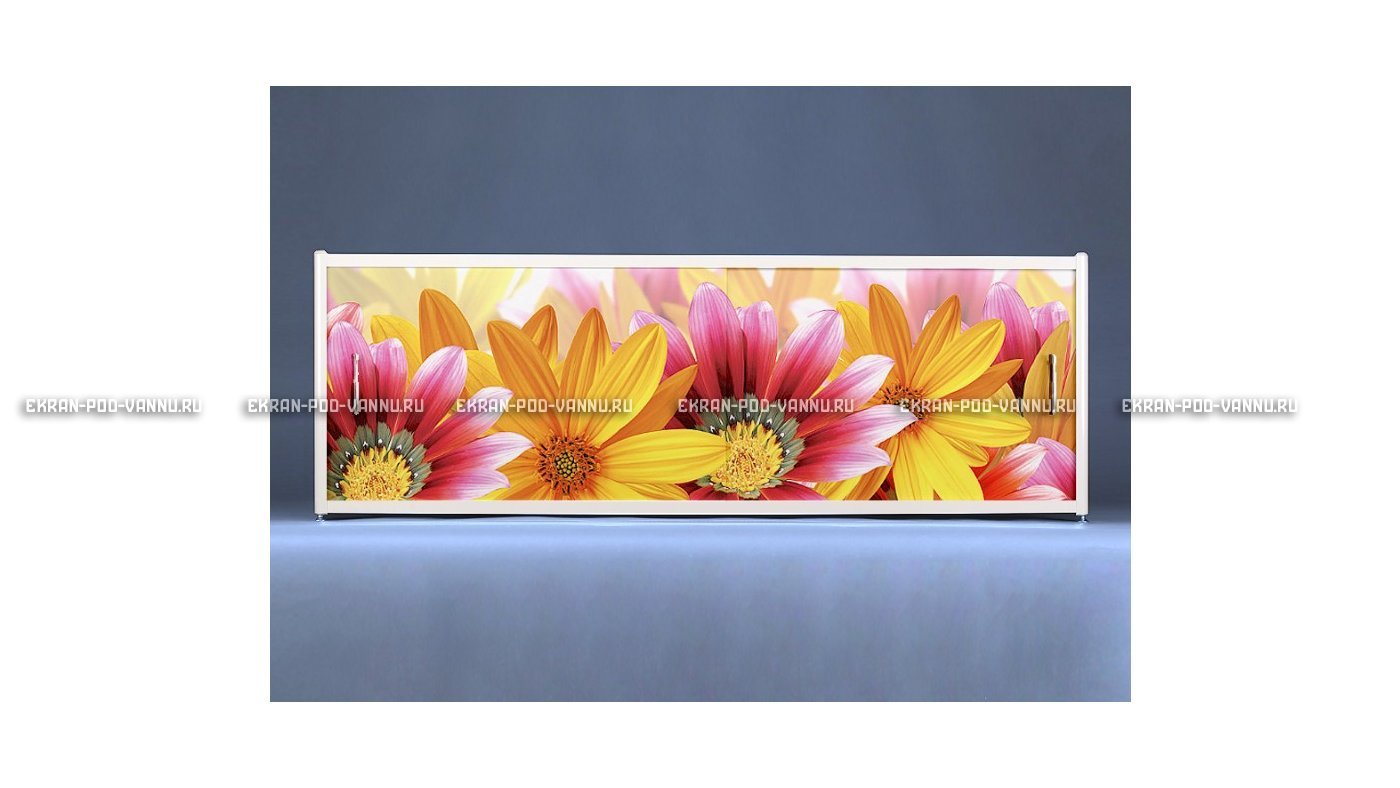 Раздвижной ФОТО экран - Flowers – купить по цене 8500 руб. в интернет-магазине в городе Йошкар-Ола картинка 6