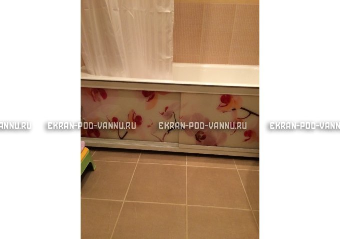 Раздвижной ФОТО экран - Orchid – купить по цене 8500 руб. в интернет-магазине в городе Йошкар-Ола картинка 3