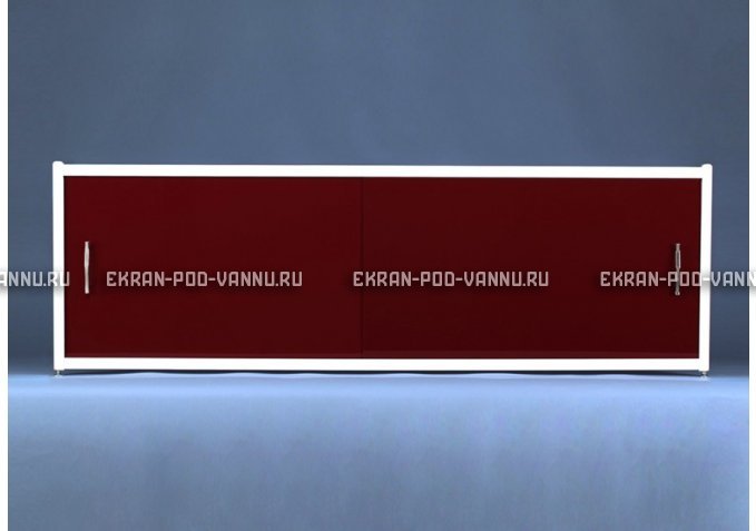 Раздвижной экран EUROPLEX Комфорт бордовый – купить по цене 7150 руб. в интернет-магазине в городе Йошкар-Ола картинка 1