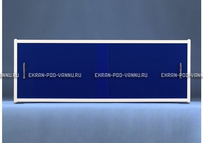 Раздвижной экран EUROPLEX Комфорт синий – купить по цене 6750 руб. в интернет-магазине в городе Йошкар-Ола картинка 1