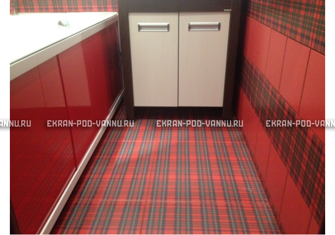 Экран раздвижной EUROPLEX Комфорт красный – купить по цене 6250 руб. в интернет-магазине в городе Йошкар-Ола картинка 3