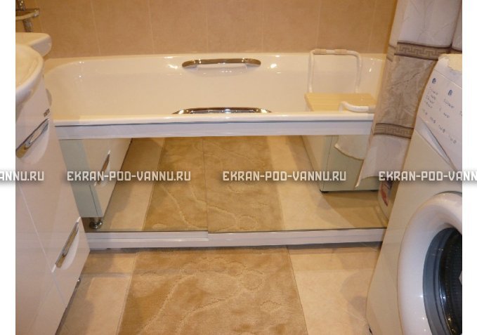 Раздвижной экран EUROPLEX Роликс Зеркальный – купить по цене 9700 руб. в интернет-магазине в городе Йошкар-Ола картинка 3