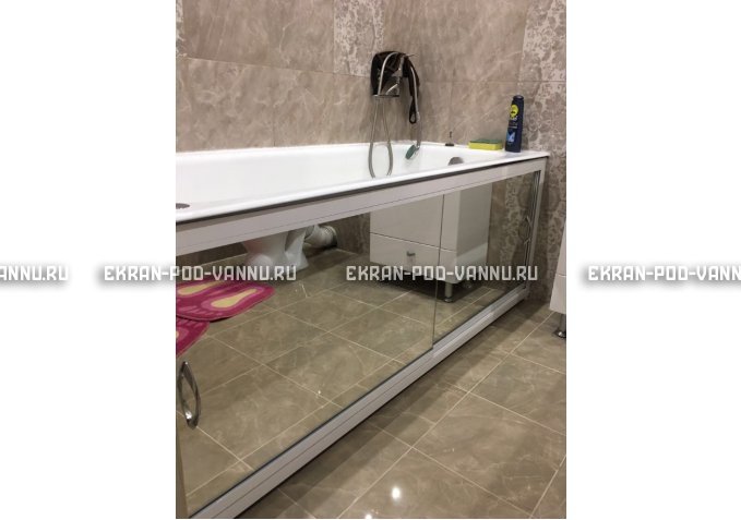 Раздвижной экран EUROPLEX Роликс Зеркальный – купить по цене 9700 руб. в интернет-магазине в городе Йошкар-Ола картинка 9