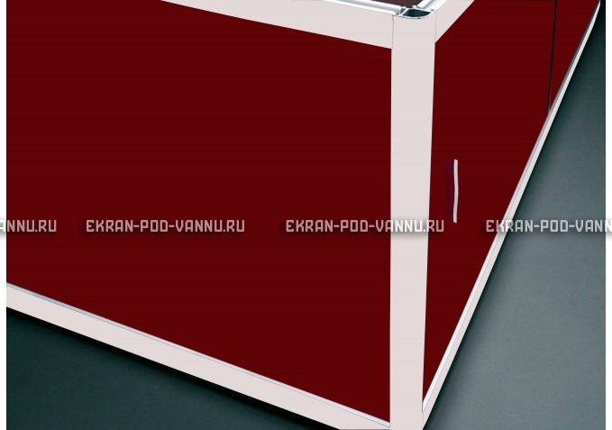 Торцевой экран EUROPLEX Комфорт бордовый – купить по цене 8760 руб. в интернет-магазине в городе Йошкар-Ола картинка 1
