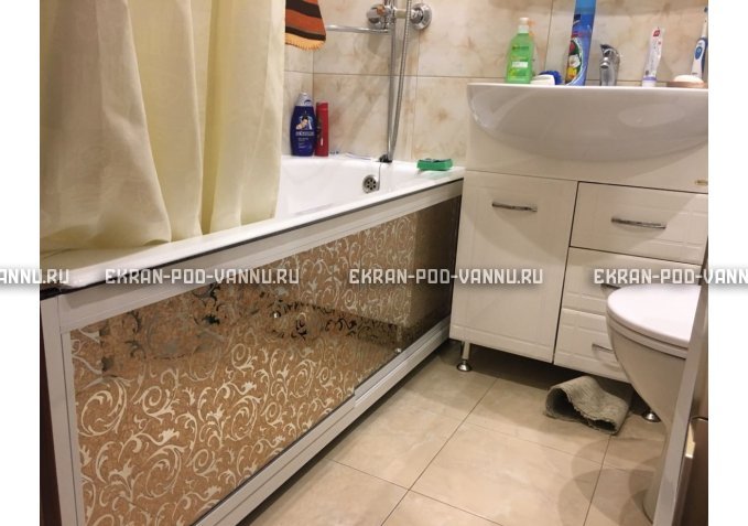 Раздвижной экран EUROPLEX Роликс Золото – купить по цене 12500 руб. в интернет-магазине в городе Йошкар-Ола картинка 1