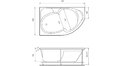 Акриловая ванна Relisan Sofi 170x105 – купить по цене 23480 руб. в интернет-магазине в городе Йошкар-Ола картинка 17