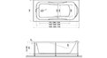 Акриловая ванна Relisan Elvira 170x75 – купить по цене 16160 руб. в интернет-магазине в городе Йошкар-Ола картинка 13