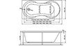 Акриловая ванна Relisan Lada 160x70 – купить по цене 14600 руб. в интернет-магазине в городе Йошкар-Ола картинка 13