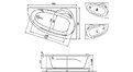 Акриловая ванна Relisan Zoya 140x90 – купить по цене 19000 руб. в интернет-магазине в городе Йошкар-Ола картинка 13