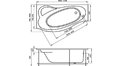 Акриловая ванна 1MarKa Gracia 170x100 – купить по цене 20270 руб. в интернет-магазине в городе Йошкар-Ола картинка 17