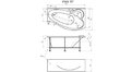 Акриловая ванна 1MarKa Gracia 160x95 – купить по цене 20300 руб. в интернет-магазине в городе Йошкар-Ола картинка 17