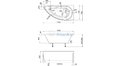 Акриловая ванна 1MarKa Piccolo 150х75 – купить по цене 11310 руб. в интернет-магазине в городе Йошкар-Ола картинка 25