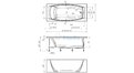 Отрезная ванна 1MarKa Pragmatika 173-155х75 см  – купить по цене 15450 руб. в интернет-магазине в городе Йошкар-Ола картинка 25