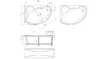 Акриловая ванна 1MarKa Catania 150x100 – купить по цене 17050 руб. в интернет-магазине в городе Йошкар-Ола картинка 13