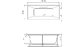 Акриловая ванна Vayer Casoli 180x80 – купить по цене 23580 руб. в интернет-магазине в городе Йошкар-Ола картинка 10