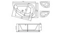 Акриловая ванна Vayer Ismena 160x105 – купить по цене 28350 руб. в интернет-магазине в городе Йошкар-Ола картинка 21