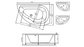 Акриловая ванна Vayer Ismena 160x105 – купить по цене 28350 руб. в интернет-магазине в городе Йошкар-Ола картинка 10